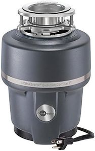 Insinkerator COMPACTCORD Evolution Compact Household Garbage Disposer with Cord, 3/4 Horsepower, Grey