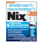 Nix Creme Rinse with Nit Removal Comb - 56gm - Effective Head Lice Treatment