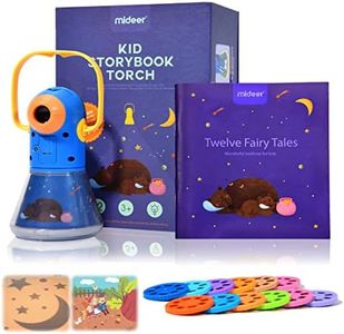 MiDeer Light Projector Story Projector Kids Torch Storybook Projector with 12pcs Story Reels Toddler Flashlight Toys Birthday New Year for Age 3 4 5