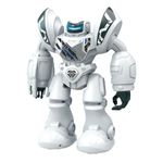 Silverlit Robo Blast, Large Interactive Robot, Shoots Darts from Fist, 34cm Tall, Programme up to 20 Steps, Dances, Plays Music, LED Face, Robots for Kids 5-14 years, Best RC Toy Robot