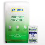 DAVSORB Dehumidifier Room Moisture Absorber Sachet for Home, Cars, Electronic items, Wardrobe & Shoe Racks | Fights Excess Moisture & Prevents Mould & Fungus; Pack of 40-5gm each (40x5=200gm), White