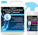 Pro-Kleen Hot Tub Instant Filter Cleaner 1 Litre Plus 5 Litres Filter and Cartridge Cleaner