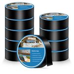 Joist Tape for Decking 2''×50',10 Pack Weather-Resistant Deck Joist Tape,Waterproof Seal Antiseptic Butyl Joist Tape,Self-Adhesive Flashing Joist Tape for Wood Decks Beams Roof