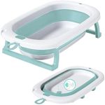 Lulyboo Collapsible Baby Bathtub - Lightweight Newborn Bathtub - Easy to Store Baby Tub for 0 to 12 Months - Foldable Toddler Infant Bath tub - Sensitive Plug Water Temperature - Baby Registry Search