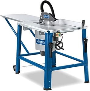 Scheppach Tischkreissäge HS120o mit Fahrvorrichtung | 230V 2200W | Schnitthöhe 83 mm | HW-Sägeblatt- Ø315mm / 24Z | schwenkbar bis 45° | inkl. Tischverlängerung & Längsanschlag und Sägeblattschutz