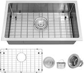 MILOSEN Undermount Kitchen Sink 25×15 inch, Stainless Steel RV Bar Sink, Single Bowl Kitchen Sinks, 7 Inch Depth Kitchen Sink for RV