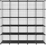 25 Cube Metal Wire Storage Grid Boo