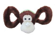 Jolly Pets Tug-a-Mal Monkey Squeaky Toy for Pets, X-Large