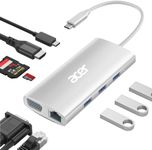 Acer USB C Hub with 4k@30Hz HDMI, 9