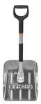 Fiskars Auto Snow Shovel, Length: 71 cm, Aluminium, Black/Silver, 1000740