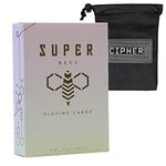 Ellusionist and Cipher Playing Cards Super Bee Playing Cards - Poker Sized - Includes Cipher Playing Cards Bag