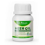 Go Garden Neem Oil for Plants Insects Spray | Cold-Pressed Neem Oil for Healthy Growth | Ideal for Indoor & Outdoor Plants, Flowers & Home Gardening | Effective Against Plant Insects (100 ml)