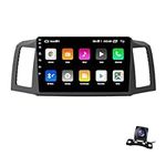 Double Din Android 12 Car Stereo 9 Touchscreen For Jeep Grand Cherokee 2004-2007 With Carplay, GPS Navigation, AHD Backup Camera Steering Wheel Controls FM Radio/Bluetooth/USB ( Size : P2(1G+32G) )