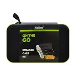 Helios Title On-The-Go Shoe & Sneaker Cleaning Kit | Advanced Cleaning Solution, Multipurpose Brush, Microfiber Towel, 4 Sneaker Wipes | Portable & Compact | Essential Shoe Cleaning Kit