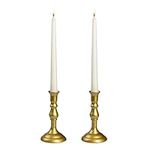 Royal Imports Gold Taper Candle Hol