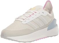 adidas Women's Avryn Sneaker, White/White/Wonder Blue, 9