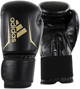 adidas Guantes de Boxeo Speed 50 para Adultos, Guantes de Boxeo de 14 oz, Guantes de Boxeo cómodos y duraderos, Color Negro