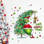 Yovkky Merry Christmas Wall Decals 