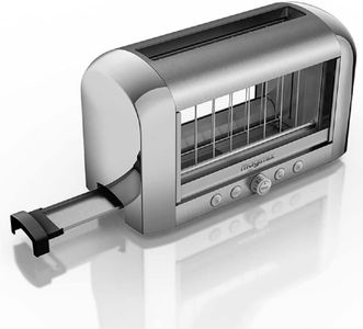 Magimix Vision 2-Slice Glass Toaster – Brushed Silver Finish