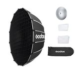 Godox S65W B/W 65cm/25.6in Quick Release Umbrella Softbox with Grid | Professional Foldable Softbox with Standard Bowen Mount & Diffusers for Photography Studio Photography