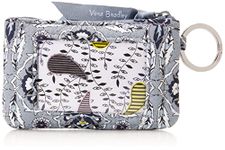 Vera Bradley Women's Zip Id Case Wallet, Plaza Tile-Recycled Cotton, One Size