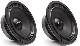 (2) Skar Audio FSX65-4 300-Watt 6.5-Inch 4 Ohm MID-Range Loudspeakers - 2 Speakers