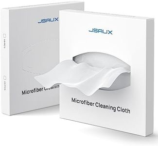 JSAUX Microfiber Cleaning Cloth (50 Total) for Steam Deck| Eye Glass Disposable Clean Cloth | Safe for Lens, Eyeglasses, Glasses, Screens, Cameras, iPad, iPhone, Cell Phone, LCD TV Screens and More