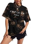 Zoyami Womens Oversized T Shirt Gra