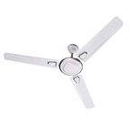 Crompton Super Briz Deco 1200 mm (48 inch) High Speed Decorative Ceiling Fan (Silver White)