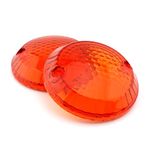 GZYF 2pcs Amber Turn Signal Light Lens Cover Indicator Covers Bezels Replacement For Suzuki Cruisers Intruder Marauder GZ250 VX 800 GSF400 GSX1100G Savage 1986-2003