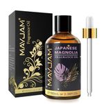 MAYJAM 100ML Japanese Magnolia Fragrance Oils with Glass Dropper, Essential Oils for Diffusers for Home, Fragrance Oil Scent for DIY Candle & Soap Making