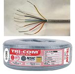 TRI-COM 0.15Mm Tinned Copper Core Cable (8X30 Multi Cable) 91 Meter (8 Core)