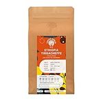 Coffee World Ethiopia Yirgacheffe Single Origin UK Roasted Coffee Beans - Perfect Brewing for Cafés, Businesses, Shops & Home Users - (Light to Medium Roast, 1 x 1KG)