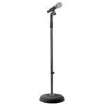 Microphone Stands With Round Bases