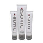 Sutil Lube - Luxe Water-Based Personal Lubricant, 60 ml, Glycerin Free, Paraben Free, and Non-Sticky (Pack of 3)