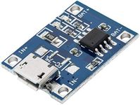 AZDelivery Compatible with TP4056 Micro USB 5V 1A 18650 Lithium 3.7 V Li-Ion Battery Charging Board Module Including E-Book!