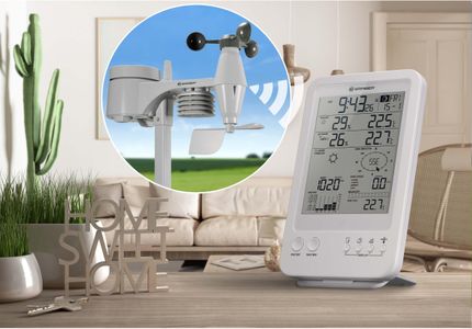 Bresser 5-in-1 Weather Station – White Wireless Indoor Outdoor Sensor