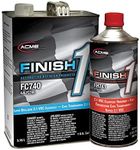 SHERWIN WILLIAMS Finish 1 Gloss Clearcoat Gallon Kit | A High Solids 2.1 VOC Urethane Clear Coat With Fast Clear Coat Hardener (Quart) | For Basecoats and Low VOC Single-Stage Enamels