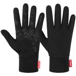 coskefy Running Gloves, Thermal Touch Screen Gloves Winter Gloves Men Women for Cycling Biking Sports Walking Skiing Liners