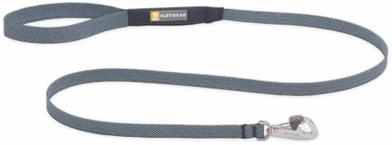 RUFFWEAR Hi & Light Laisse pour Chien Ultra légère Anti-Traction 1,4 m Laisse Portable réglable et Robuste, Solide, Fine, Anti-enchevêtrement, Laisse de Dressage pour Chien, Gris Basalte