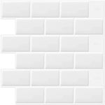 DEWOO White Subway Tile Peel and St