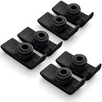 3-Pack: Walker Ski Glides for Drive Medical Walkers - 3 Pairs (Black)