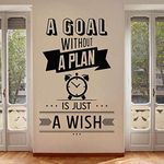 GADGETS WRAP Motivation Quotes Wall Decals Inspire Wall Sticker Art Mural Removable Wallpaper for Office Room Home Decoration Wall Décor