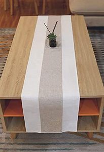 EUSHINE Runner da Tavolo in Materiale di Canapa Annodato in Bambù, Utilizzato per la Decorazione di Interni in Stile Naturale retrò, Riunioni di Famiglia, Matrimoni, Decorazioni per Hotel, 180*30cm
