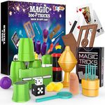 AEROQUEST Magic Kit for Kids, 300+ Magic Tricks Perfect Toy for Boys and Girls, Magic Wand Magician Set with Instruction Manual and Video for Beginners Ages 6 7 8 9 10 11 12 Years Old