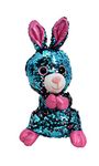 Mirada Cute Soft Stuffed Plush Animal Soft Toy for Girls/Kids | (Blue Sequin Bunny)