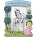 Precious Moments Disney Princess Aurora Photo Frame | Awaken to A World of Wonders Disney Aurora Resin/Glass Photo Frame | 4x6 Photo | Disney Decor | Hand-Painted