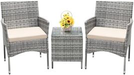 Devoko 3 Pieces Patio Furniture Set