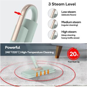 Newbealer Steam Mop and Handheld Cleaner – Multi-Purpose Floor Steamer