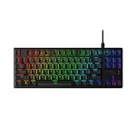 HyperX Alloy Origins Core Tenkeyless USB Mechanical Gaming Keyboard with Software Controlled Light & Macro Customization, Compact Form Factor, Tactile Switch (Aqua, RGB LED Backlit, HX-KB7AQX-US)